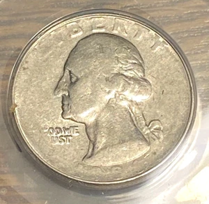 1986-P Washington Quarter ANACS AU50 Huge Struck-Throu Error CHRC (formerly CHN) - Picture 1 of 3