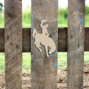 Wood Cowboy Shape, Unfinished Shape, Wooden Cowboy Cutout, Paintable Craft - Picture 1 of 1