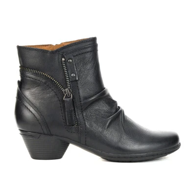 Rockport Cobb Hill Women's Laurel Black Leather Booties - Image 1 of 4
