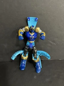 Navy Thunder Triple Zord Morphin Power Ranger Ninja Storm 2002 Bandai PARTIAL - Picture 1 of 12