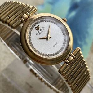Raymond Weil Damen Swiss Vintage 80er Jahre vergoldet 24mm Gehäuse - Bild 1 von 9