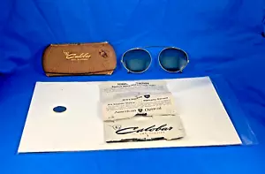 OCCHIALI DA SOLE 1948 AO CALOBAR STILE AVIATORE CLIP ON LENTI VERDI con CUSTODIA/ISTRUZIONI - Foto 1 di 12
