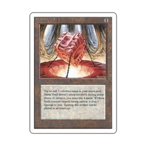 WOTC MtG Unlimited Mana Vault (R) VG - Picture 1 of 1