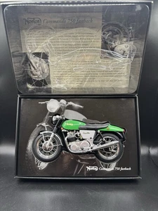 Norton 750 commando fastback , 1968 Minichamps, Scala 1:12 verde prima serie box - Foto 1 di 11