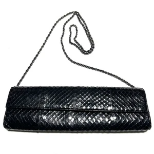 Vintage Rodo Italy Schlangenleder lange Geldbörse mit Kette  - Bild 1 von 6