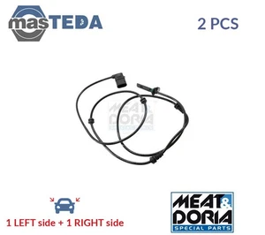 901211 ABS WHEEL SPEED SENSOR PAIR FRONT MEAT & DORIA 2PCS NEW OE REPLACEMENT - Picture 1 of 5