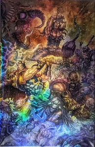 GODS OF BRUTALITY #1 (ALAN QUAH EXCLUSIVE FOIL VIRGIN) ~ Black Caravan ~ NM- - Bild 1 von 1