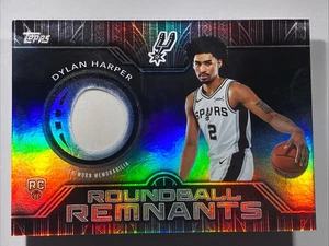 2025-26 Topps Chrome Basketball Roundball Remnants Dylan Harper RC #RRR-DH Relic - Bild 1 von 13