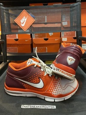 Nike Air Trainer 1 Virginia Tech Talla 13 Muestra Exclusivo Jugador PE Hokies Raro Foto 1 de 4