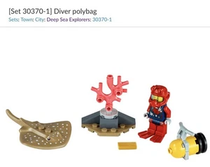 Lego Deep Sea Explorer, Set 30370, Incomplete - Picture 1 of 2