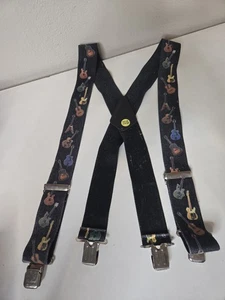Chitarra Uomo Suspenders X Style 2", Jumbo Clip, Belt Loop Snaps, USA 48 Pollici - Foto 1 di 9