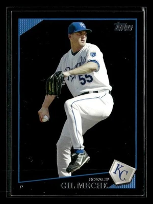 Tarjeta negra Topps #329 Gil Meche 2009 Kansas City Royals Foto 1 de 2