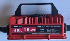 15 Amp Golf Cart Charger for 48 Volt EZGO RXV & TXT Lead Acid Battery with Upgra - Picture 1 of 8