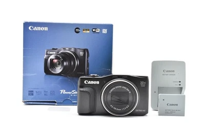 【Near Mint】Canon PowerShot SX700 HS 16.1MP Digital Camera Black  From Japan - Image 1 of 4