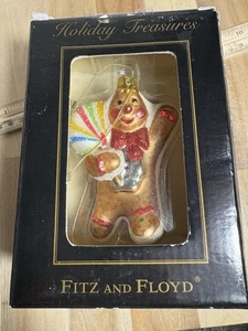 Fitz & Floyd Weihnachtsschmuck Lebkuchenmann in Box Vintage 2003 - Bild 1 von 2