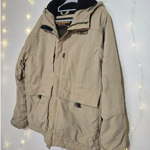 VINTAGE ABERCROMBIE & FITCH Sentinel Tactical Cargo Field Jacket Small Y2K Rare - Picture 1 of 18
