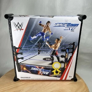 WWF WWE Ring Elite Smackdown Live Main Event Ring Mattel 2018 Wrestling Toy - Bild 1 von 7