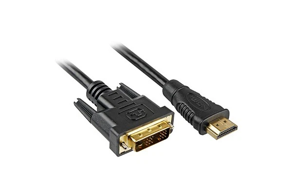 Sharkoon HDMI auf DVI (Single Link, 18+1) Kabel schwarz 300cm - Bild 1 von 1