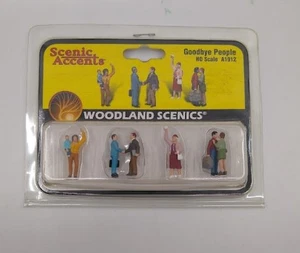 Woodland Scenics A1912 HO People Saying Goodbye Figures (Set of 6) - Picture 1 of 2