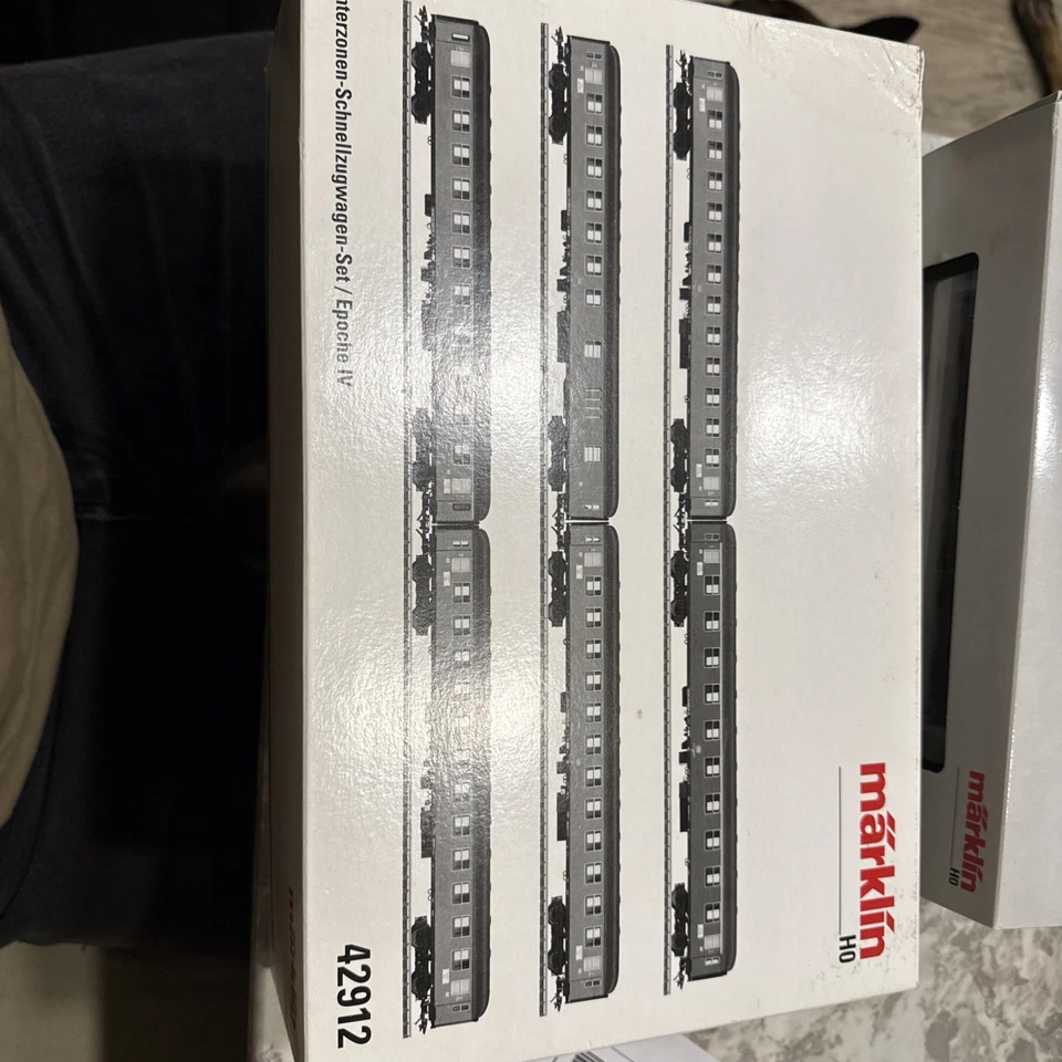 Juego de 6 vagones de pasajeros Marklin 42912 HO DB Interzone Express Foto 1 de 1