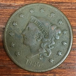 Centavo grande 1835 1C - fecha pequeña - Imagen 1 de 6