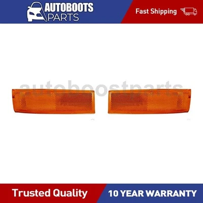 Conjunto de luz marcadora lateral izquierda derecha para Chevrolet S10 1982-1993 Foto 1 de 4