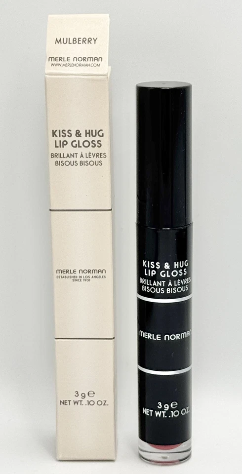 Merle Norman Kiss & Hug Lip Gloss - Mulberry - 0.10 oz. Full Size NIB - Image 1 of 3