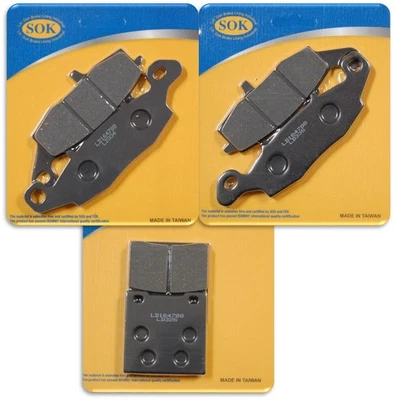 Pastillas de freno delanteras y traseras aptas para Suzuki GSX 750 Inazuma 1998 GSX750 Foto 1 de 3