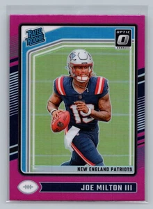 2024 Donruss Optic #255 Joe Milton III Pink - Picture 1 of 2