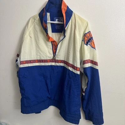 Chaqueta Pullover Starter New York Knicks NBA con Logotipos de Equipo Foto 1 de 4