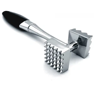Meat Tenderizer, Dual-Sided Nails Meat Mallet, Meat Hammer Used for Steak, Ch... - Picture 1 of 7