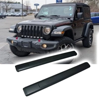 2Pcs Running Boards Side Step Nerf Bar for Jeep Wrangler JL 2 Door 2018-2025 - Image 1 of 4