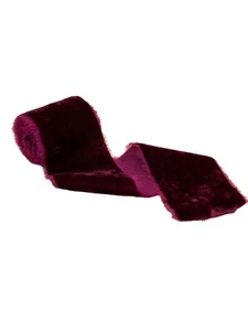 Burgundy Velvet Wedding Ribbon - 2" x 1 Yard, 3 Rolls, Valentines Day, Christmas - Picture 1 of 4