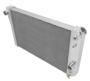3-ROW ALUMINUM DR RADIATOR 84-90 CHEVY CORVETTE 5.7L L83/S10 - Picture 1 of 7