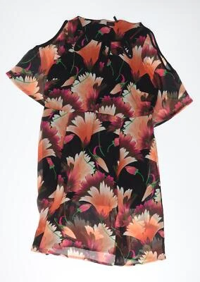 Anna Scholz Womens Multicoloured Floral Polyester A-Line Size 22 Scoop Neck Pull - Image 1 of 4