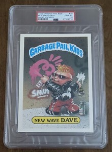 1986 TOPPS GPK GARBAGE PAIL KIDS NEW WAVE DAVE #30 PSA 10 OS1  GEM GIANT  POP 2