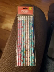 Valentines Day Pencils 8 Pencil Pack - Picture 1 of 1