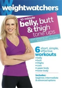 Weight Watchers: 10-Minute Belly, Butt & Thigh Tone Ups. DVD Widescreen (2014) - Imagen 1 de 1