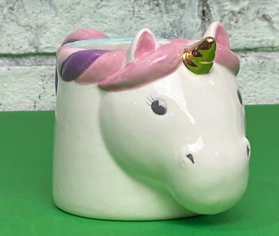 Sheffield Home Critter Collection Unicorn Shaped 16oz Ceramic Coffee Mug - Image 1 of 4