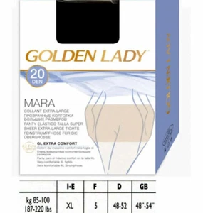 20 Collant donna Golden Lady Mara 20 XL calibrate in filanca art Mara 20 XL - Picture 1 of 2