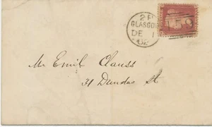 GB „159 / GLASGOW“ Scottish Duplex (6 THIN bars with different length, time cod - Picture 1 of 5