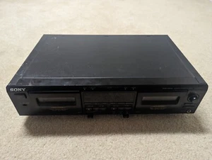 Sony TC-WE605S Dual Cassette Deck w/Auto Reverse Parts Only - Picture 1 of 5