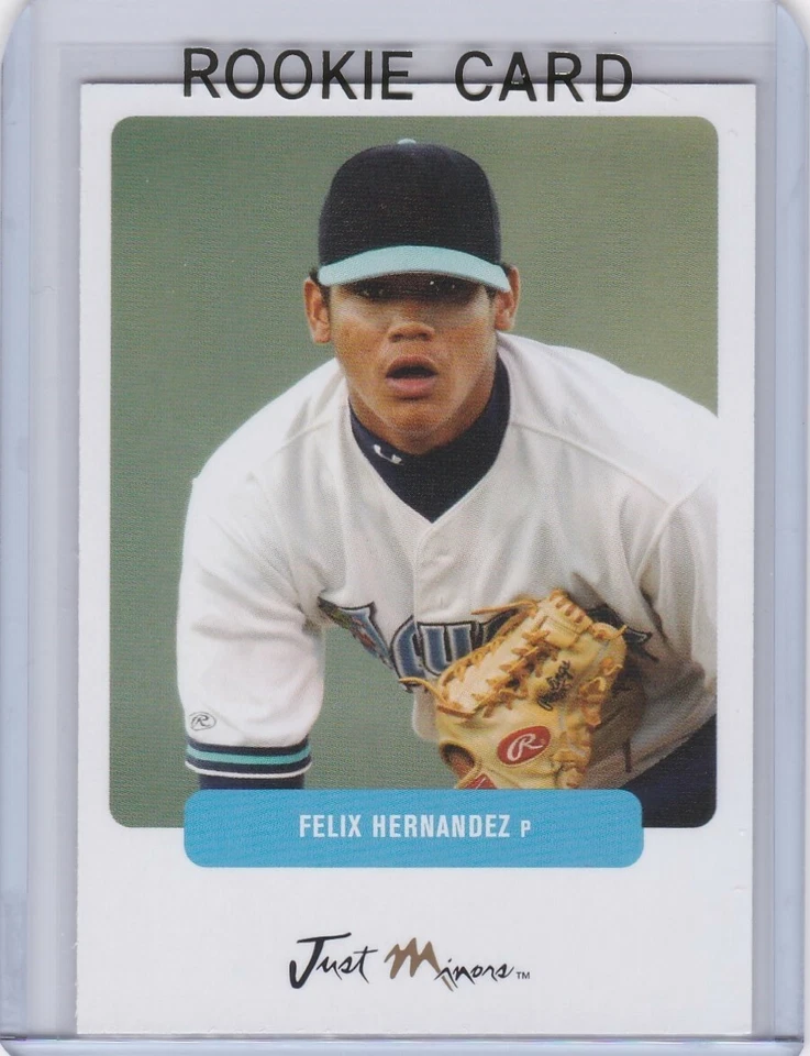 FELIX HERNANDEZ ROOKIE CARD 2003 Seattle Mariners Baseball Just Minors RC - Image 1 of 2