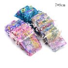 100 Organza Bags Jewellery Pouches Wedding Favour Party Mesh Drawstring Gift &Ex