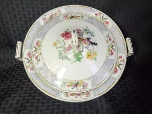 JOHNSON BROTHERS Ciotola coperta per verdure Tureen Birds JB162 rotonda - Foto 1 di 12