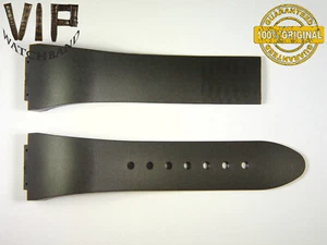 NEW OEM Authentic JORG HYSEK strap 28 mm rubber black color - Picture 1 of 2