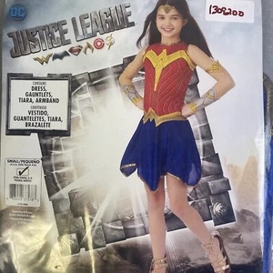 Justice League Wonder Woman Halloween Costume Girls Small 4-6 NEW - Picture 1 of 4