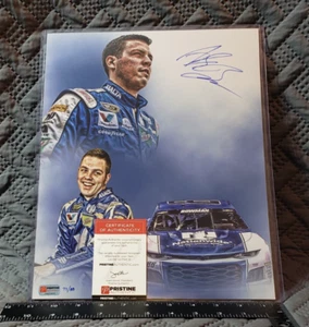 Foto de auto de carreras firmada por Alex Bowman NASCAR #88 11x14 edición limitada #77/88 certificado de autenticidad PA - Imagen 1 de 23