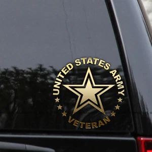 US Army Veteran Retired Vinyl Decal Sticker - Bild 1 von 4