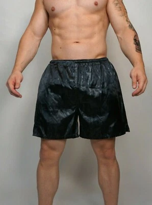 PANTALONES CORTOS DE FÚTBOL HOMBRE XARA TALLA L SATINADO NEGRO Foto 1 de 3